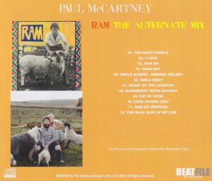 RAM - THE ALTERNATE MIX / CD - Image 2