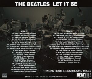 LET IT BE - 5.1 SURROUND MIXES / 2CD - Image 2