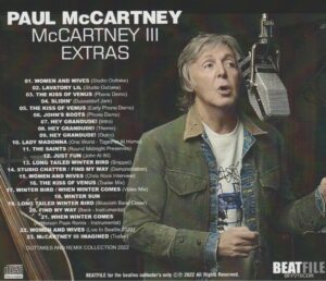 McCARTNEY III EXTRAS / CD - Image 2