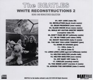 WHITE RECONSTRUCTIONS VOL. 2 / CD - Image 2