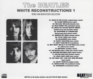 WHITE RECONSTRUCTIONS VOL. 1 / CD - Image 2