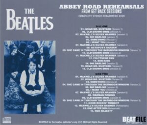 ABBEY ROAD REHEARSALS / 2CD - Image 2