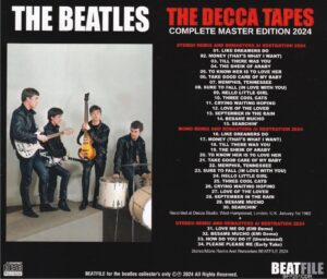 THE DECCA TAPES 2024 / CD - Image 2