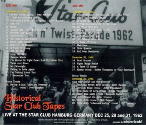 HISTORICAL STAR CLUB TAPES / 2CD - Image 2