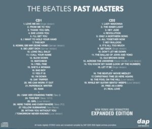 PAST MASTERS - EXPANDED EDITION / 2CD - Image 2