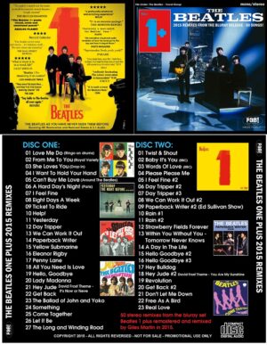 BEATLES 1 PLUS - 2015 REMIXES / 2CD