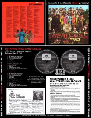 SGT. PEPPER'S (Australia 5 - Audiophile Stereo Pressing) / CD