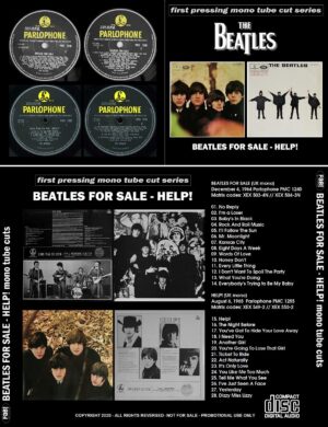 BEATLES FOR SALE - HELP (Tube Cut First Pressing Mono) / CD