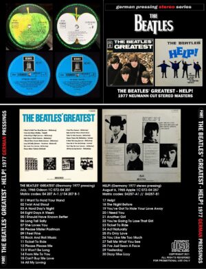 BEATLES GREATEST - HELP (German Pressing Stereo Series) / CD