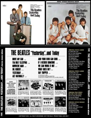 YESTERDAY & TODAY - STEREO/MONO MIXES / CD