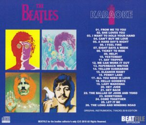 BEATLES 1 - KARAOKE / CD - Image 2