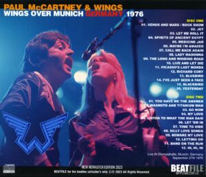 WINGS OVER MUNICH GERMANY 1976 / 2CD - Image 2