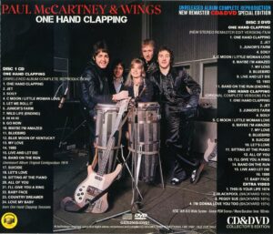 ONE HAND CLAPPING / 1CD+1DVD - Image 2