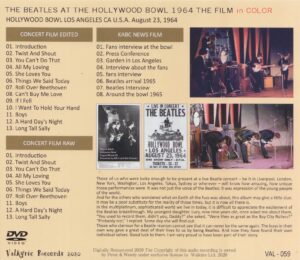 HOLLYWOOD BOWL 1964 / DVD - Image 2