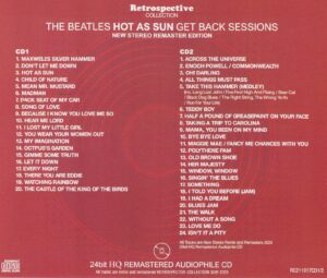 HOT AS SUN - GET BACK SESSIONS / 2CD - Image 2