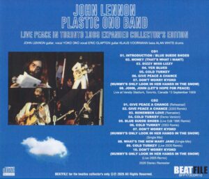 LIVE PEACE IN TORONTO / 2CD - Image 2