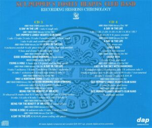 SGT. PEPPER'S RECORDING SESSIONS CHRONOLOGY / 6CD - Image 4