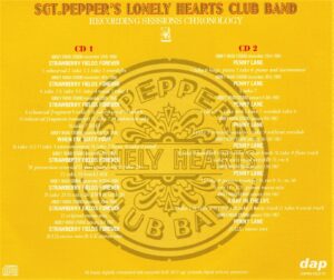 SGT. PEPPER'S RECORDING SESSIONS CHRONOLOGY / 6CD - Image 2